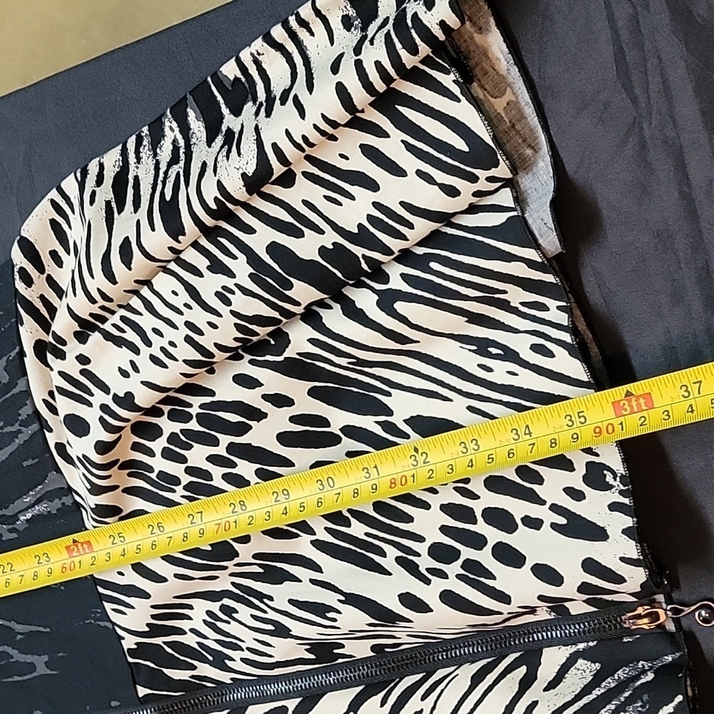 Samuel Dong Animal/Jacquard Long Lightweight Jacket With Belt Size Large - Picture 14 of 16